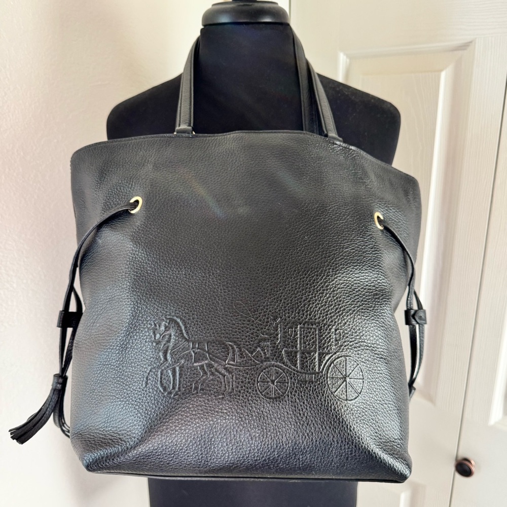 Coach Andy Tote - Black with Matching Wallet